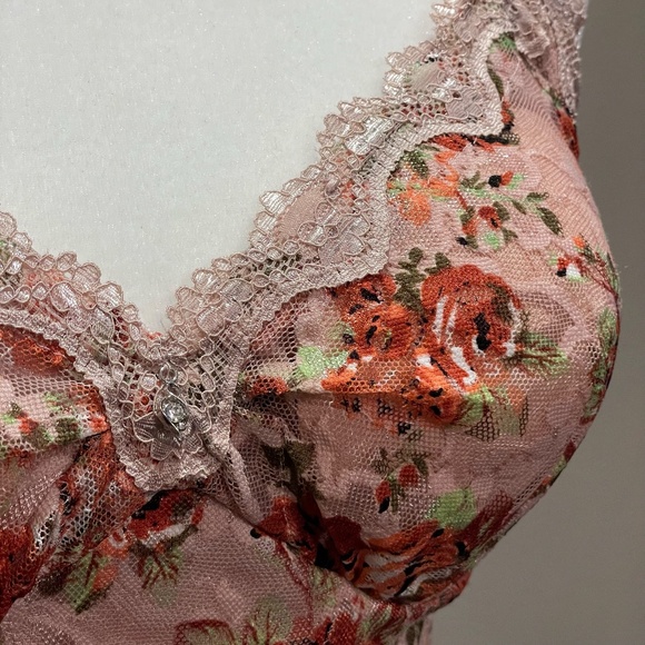 Y2K Japanese Floral Lace Bralette EUC - Picture 6 of 15